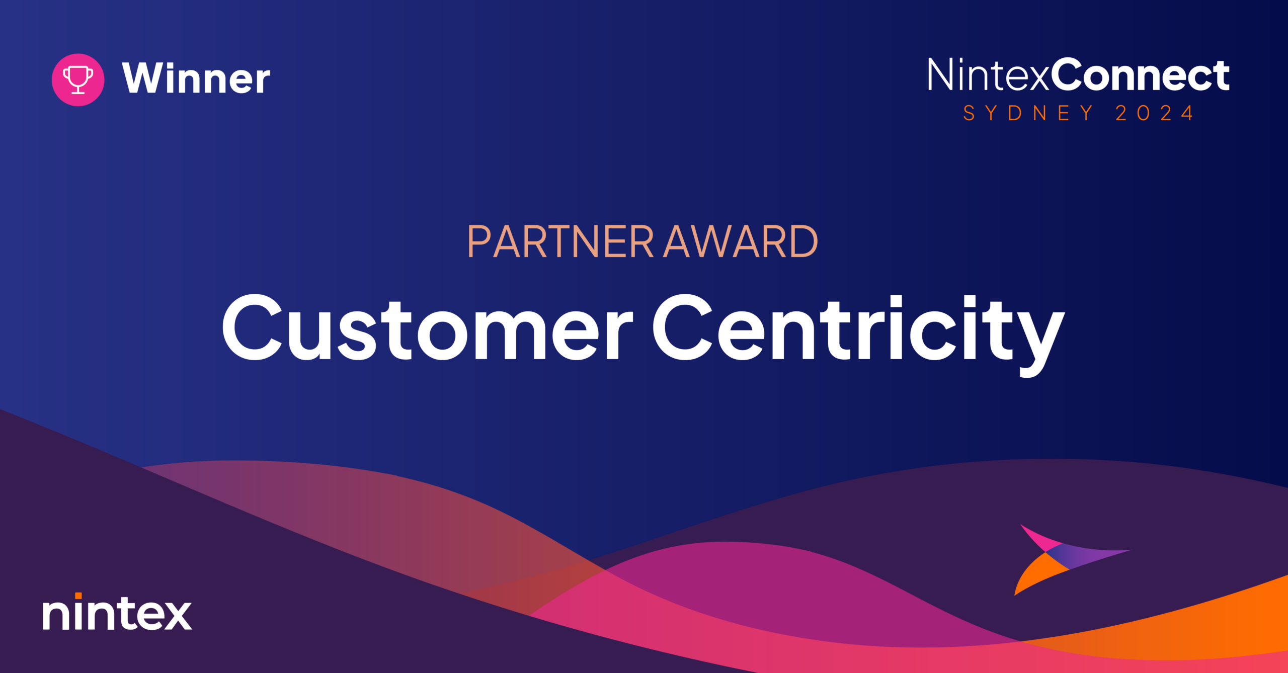 Nintex Connect Award_SYD Partner - Customer Centricity banner