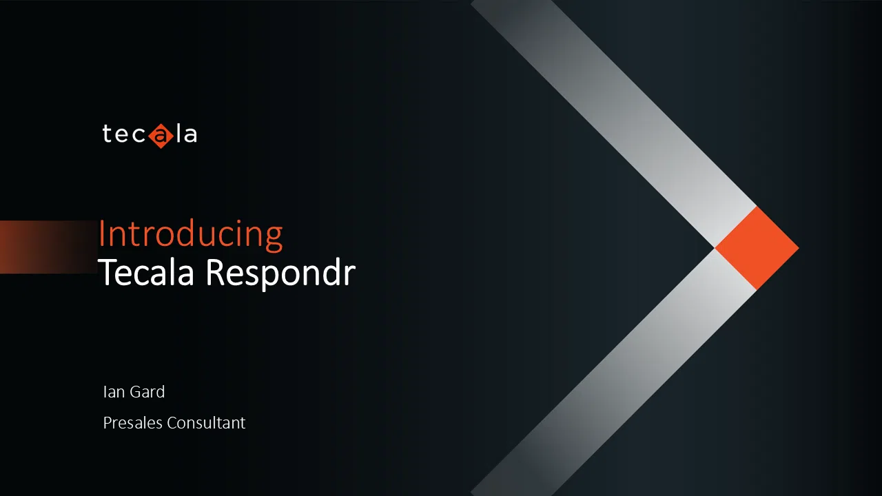 Youtube Thumbnail - Introducing Tecala Respondr